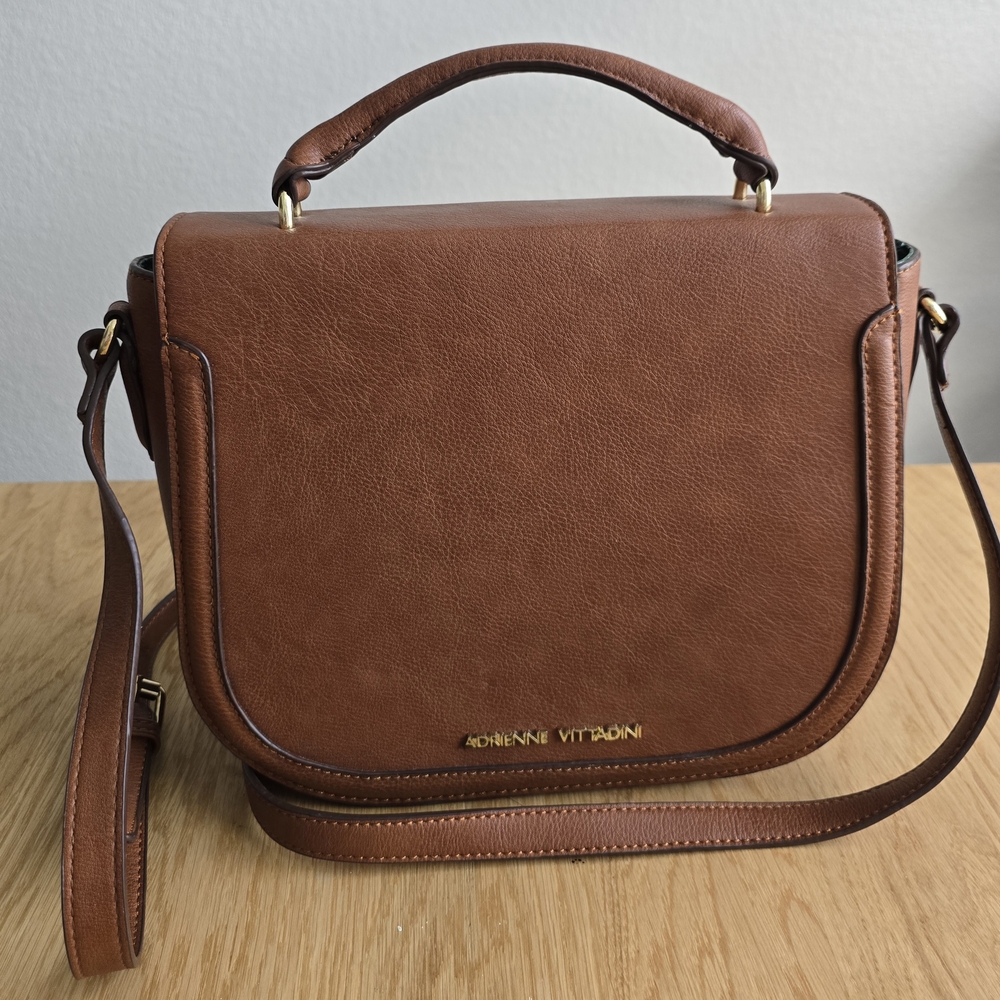Adrienne Vittadini Tan Crossbody Bag
